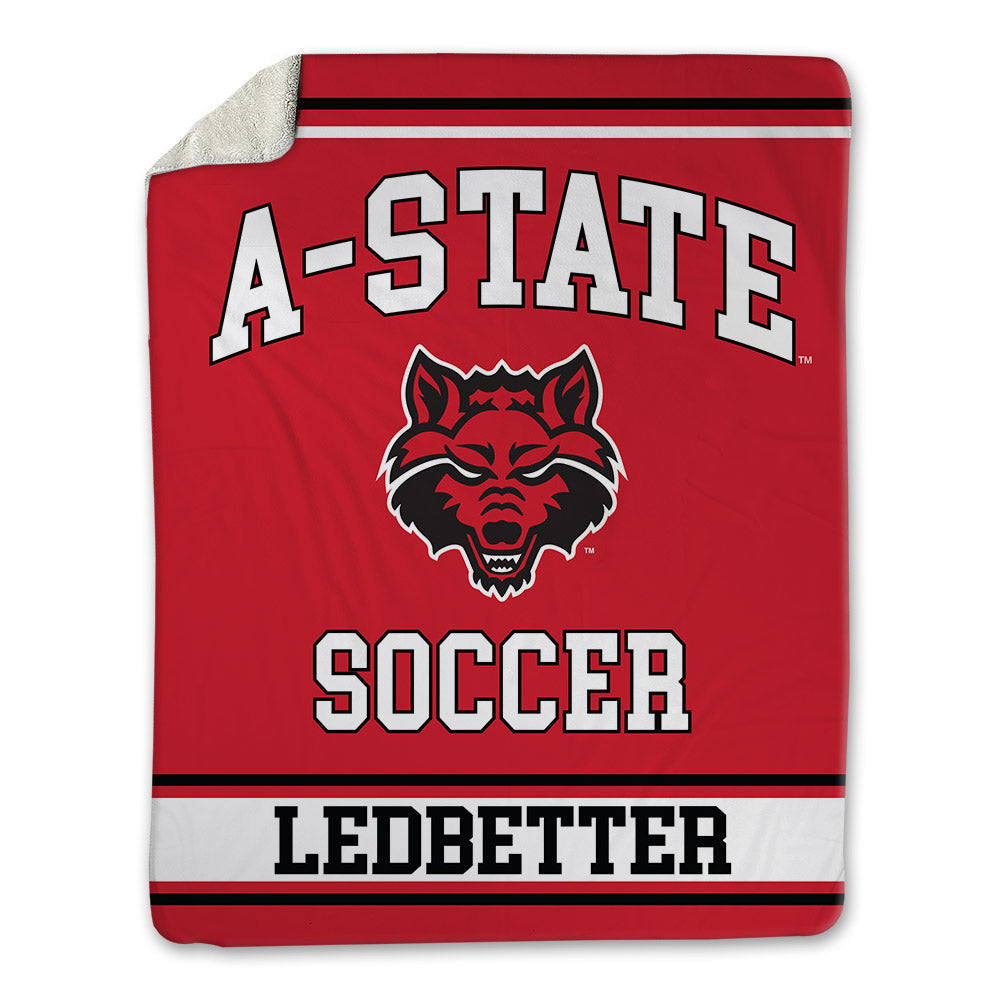 Arkansas State - NCAA Women's Soccer : Lucy Ledbetter - Blanket-0