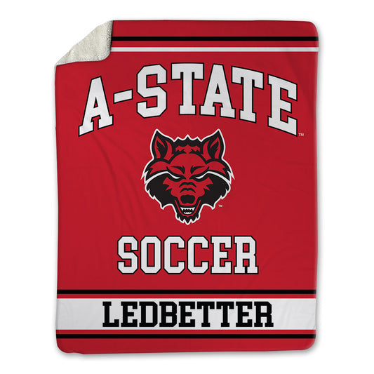 Arkansas State - NCAA Women's Soccer : Lucy Ledbetter - Blanket-0