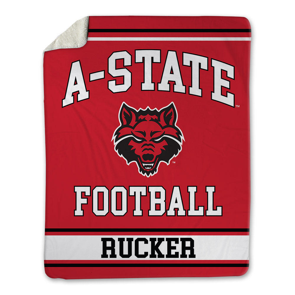 Arkansas State - NCAA Football : Corey Rucker - Blanket-0