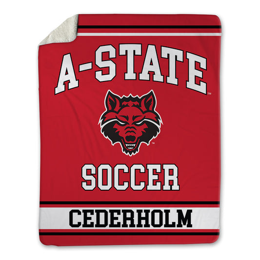 Arkansas State - NCAA Women's Soccer : Tindra Cederholm - Blanket-0