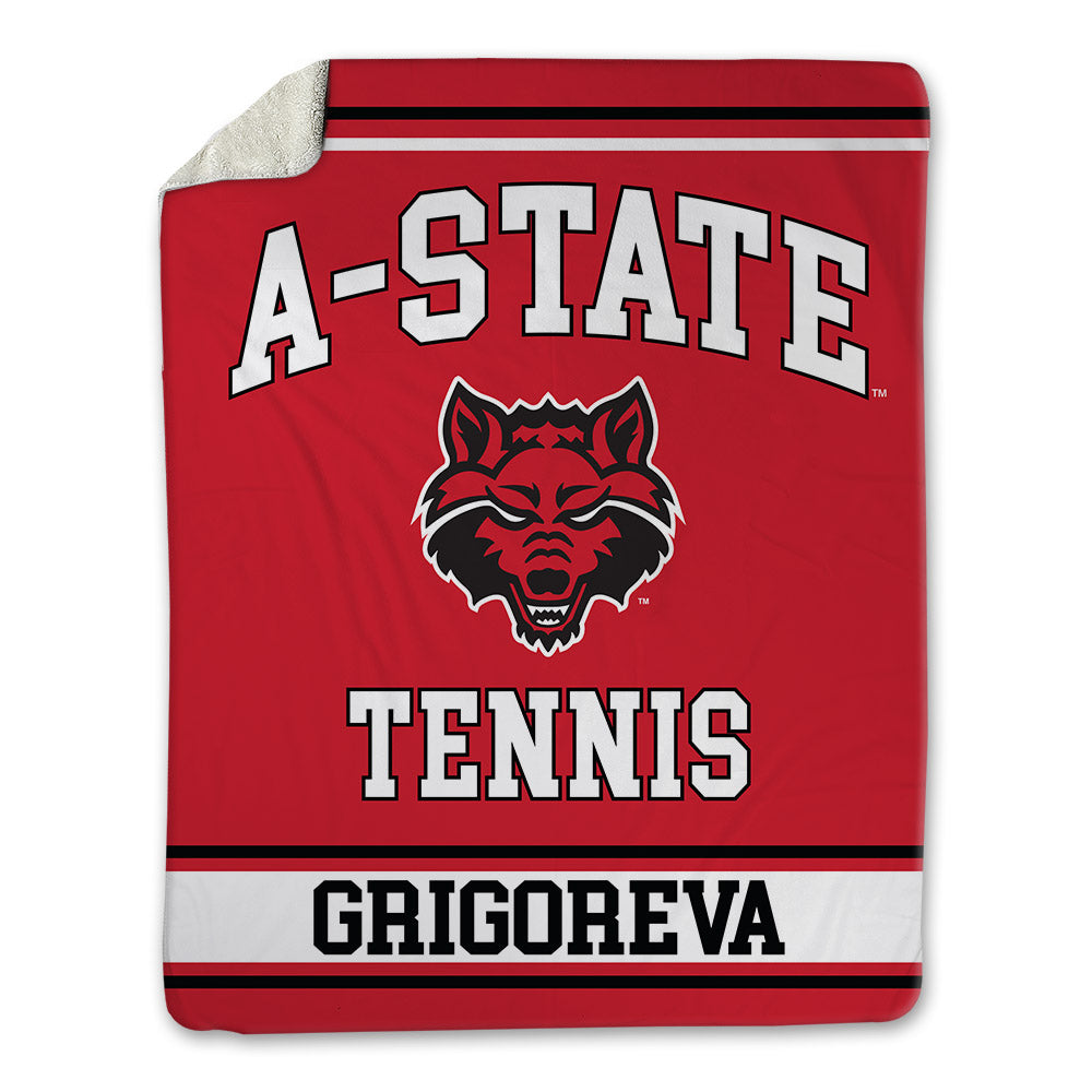 Arkansas State - NCAA Women's Tennis : Anna Grigoreva - Blanket-0