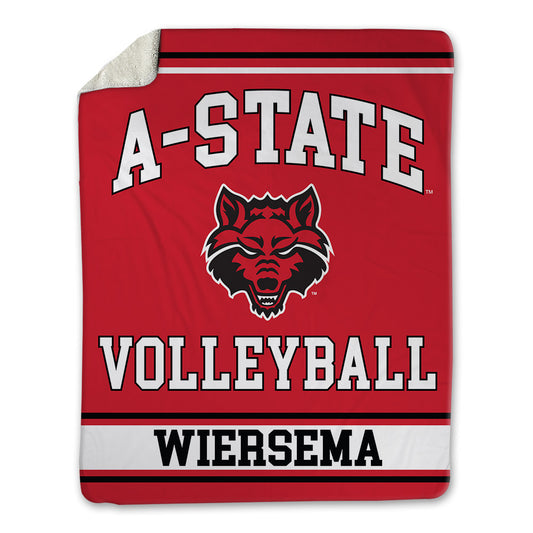 Arkansas State - NCAA Women's Volleyball : Madison Wiersema - Blanket-0