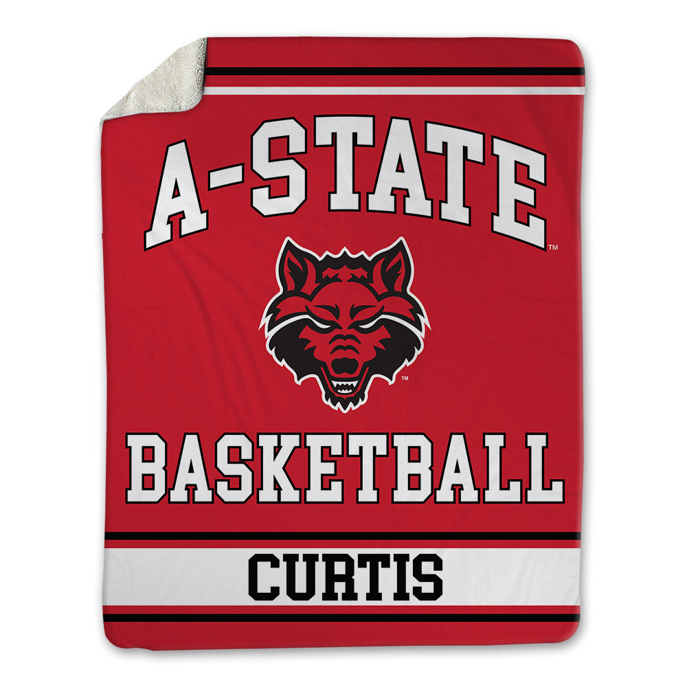 Arkansas State - NCAA Men's Basketball : OB Curtis - Blanket-0