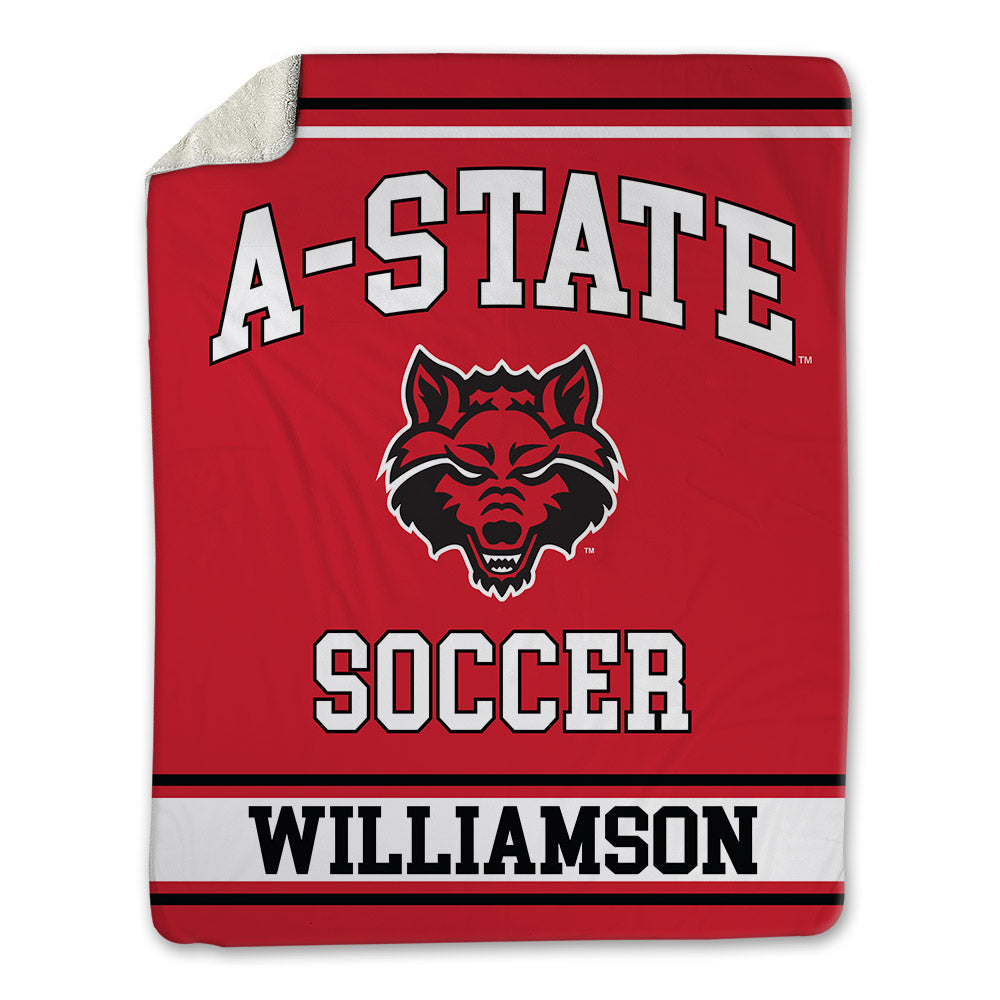 Arkansas State - NCAA Women's Soccer : Aliyah Williamson - Blanket-0
