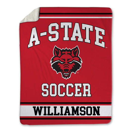 Arkansas State - NCAA Women's Soccer : Aliyah Williamson - Blanket-0