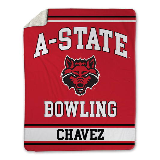Arkansas State - NCAA Women's Bowling : Malaya Chavez - Blanket-0