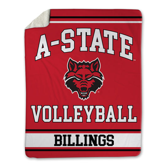 Arkansas State - NCAA Women's Volleyball : Yazmyn Billings - Blanket-0