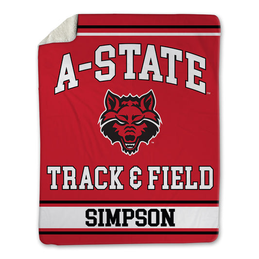 Arkansas State - NCAA Women's Track & Field : Keniya Simpson - Blanket-0