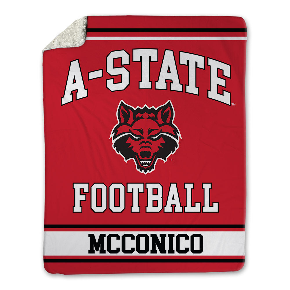Arkansas State - NCAA Football : Malik McConico - Blanket-0
