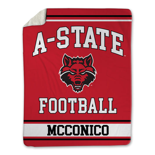 Arkansas State - NCAA Football : Malik McConico - Blanket-0