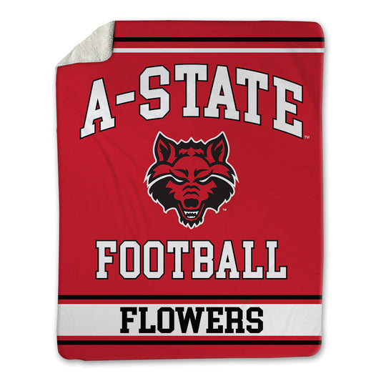 Arkansas State - NCAA Football : Dennard Flowers - Blanket-0