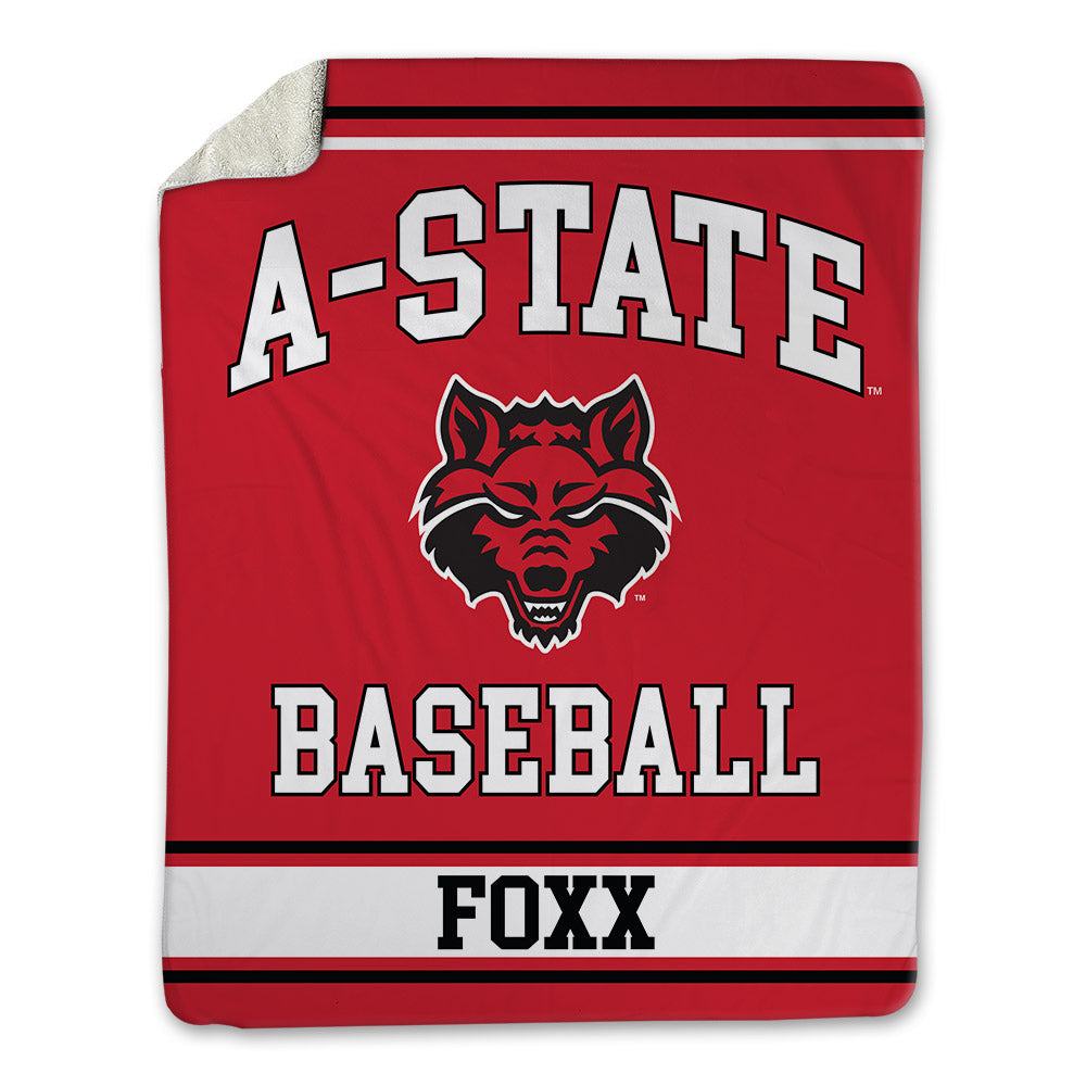 Arkansas State - NCAA Baseball : Jalen Foxx - Blanket-0