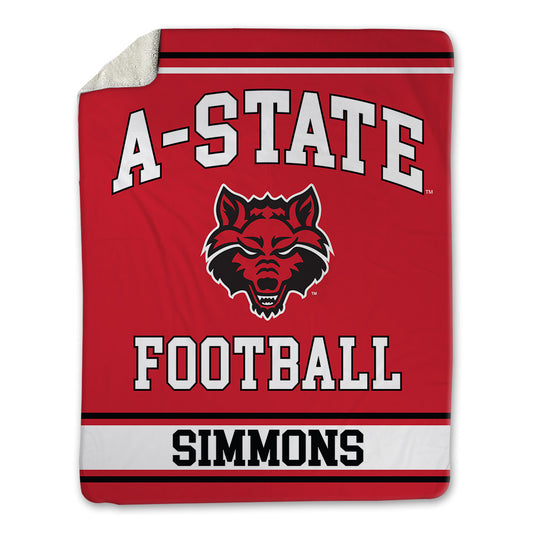 Arkansas State - NCAA Football : Brock Simmons - Blanket-0