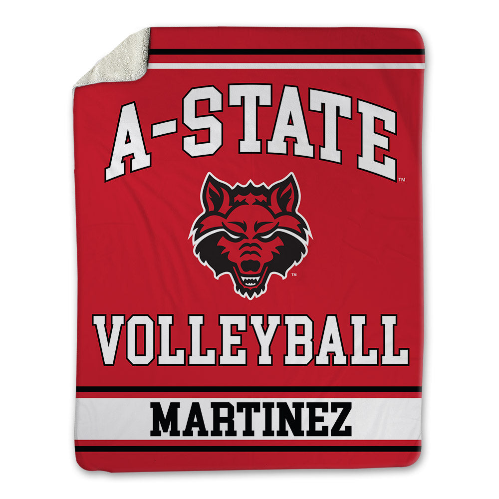 Arkansas State - NCAA Women's Volleyball : Sarah Martinez - Blanket-0