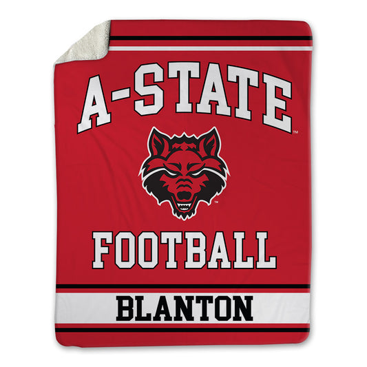 Arkansas State - NCAA Football : Demarcco Blanton - Blanket-0