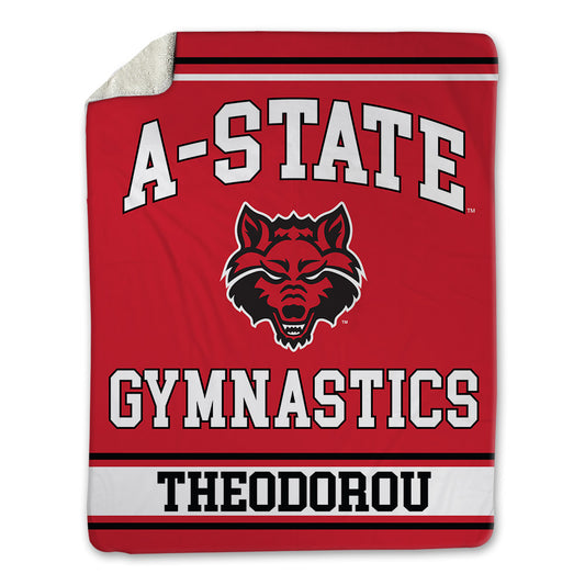 Arkansas State - NCAA Women's Gymnastics : Alex Theodorou - Blanket-0