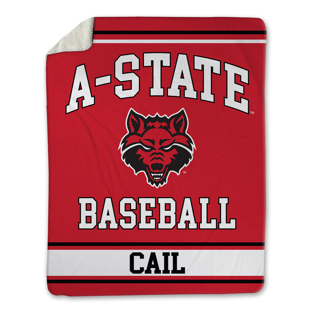 Arkansas State - NCAA Baseball : Daedrick Cail - Blanket-0