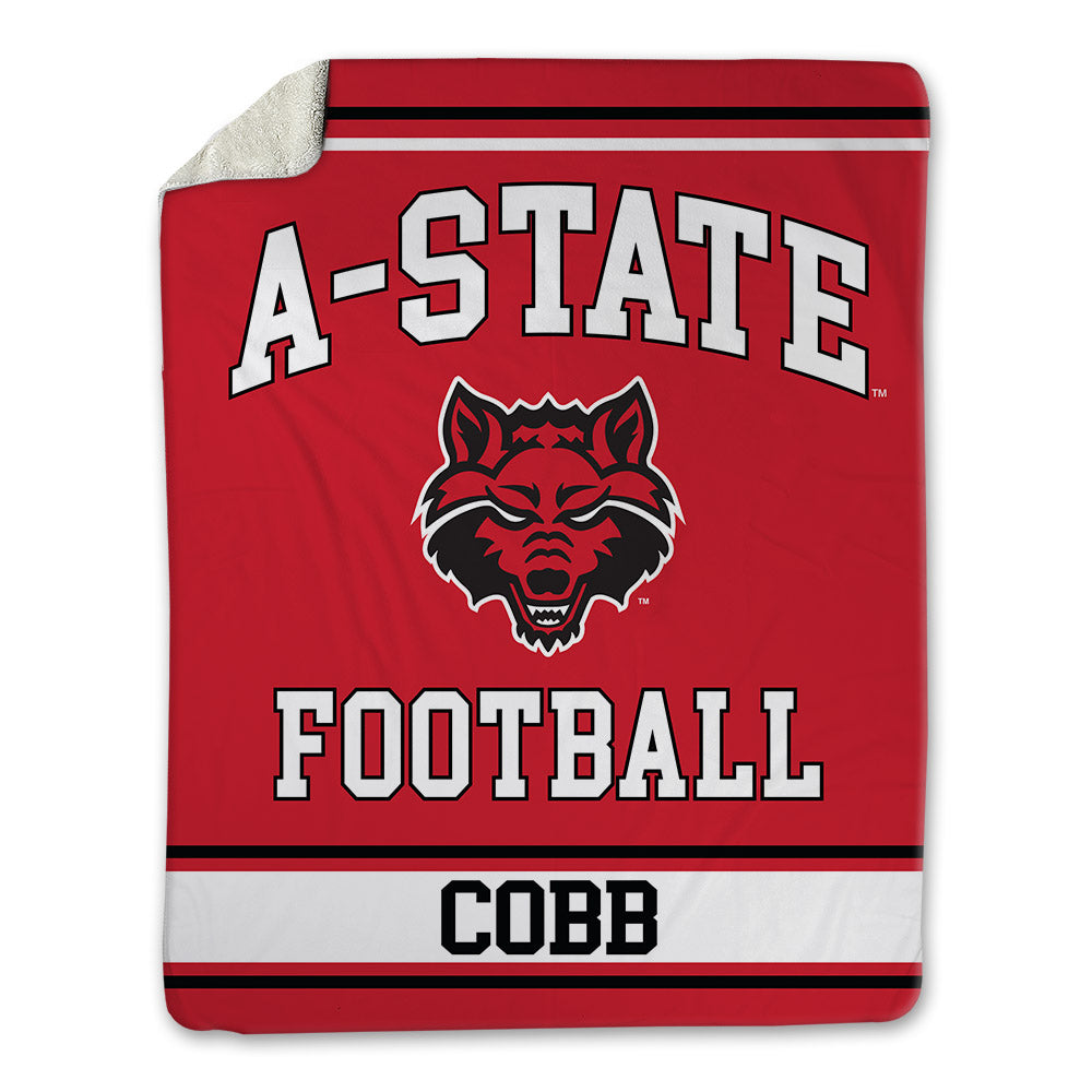 Arkansas State - NCAA Football : Chauncy Cobb - Blanket-0