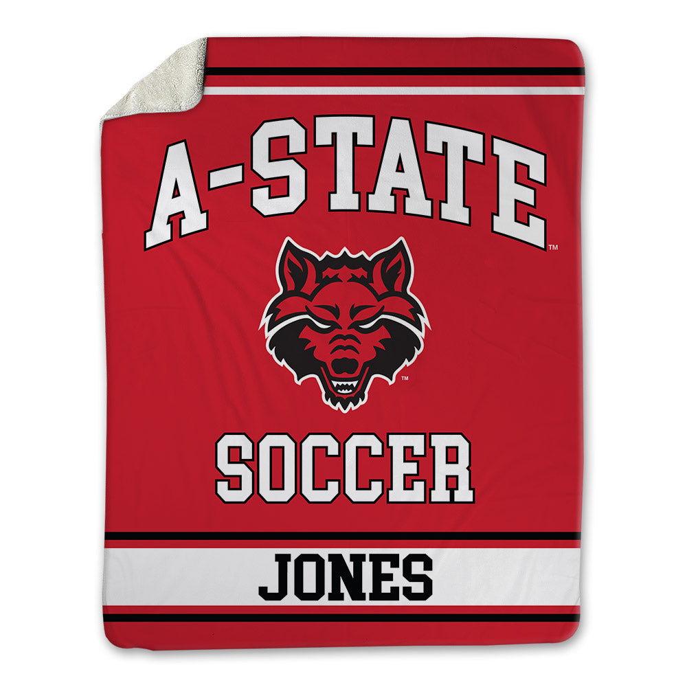 Arkansas State - NCAA Women's Soccer : Maya Jones - Blanket-0