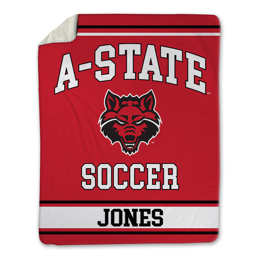 Arkansas State - NCAA Women's Soccer : Maya Jones - Blanket-0