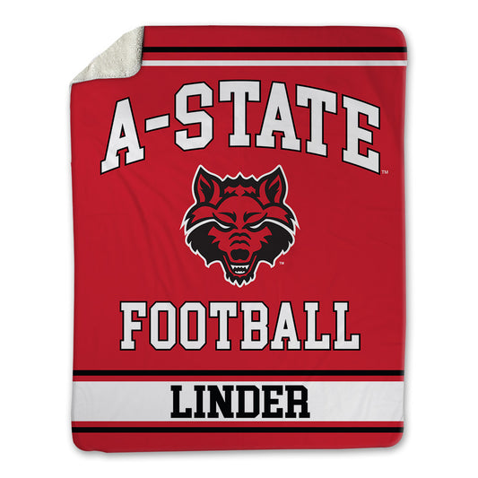 Arkansas State - NCAA Football : Reed Linder - Blanket-0