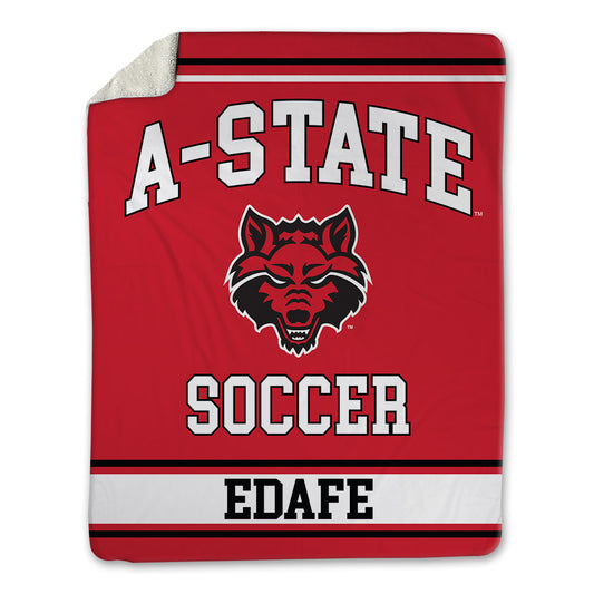 Arkansas State - NCAA Women's Soccer : Omamuzo Edafe - Blanket-0