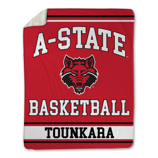 Arkansas State - NCAA Men's Basketball : Aly Tounkara - Blanket-0