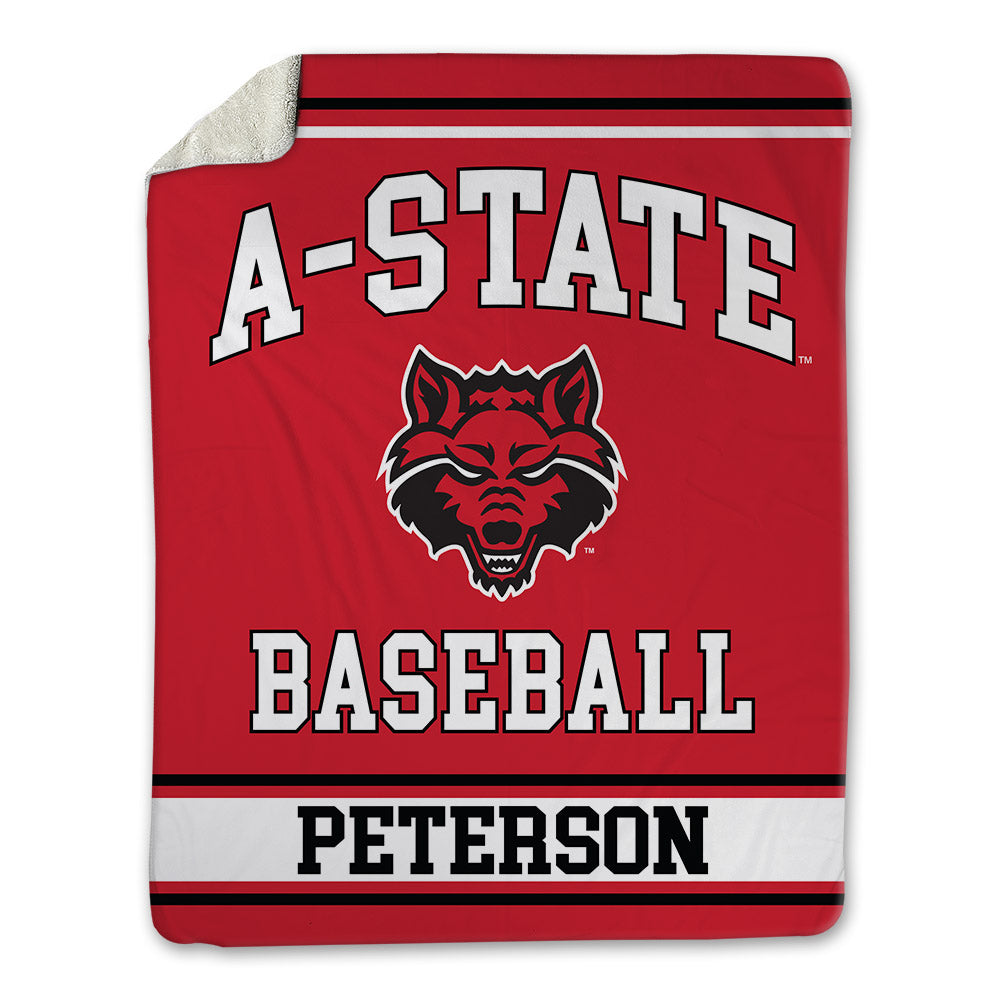 Arkansas State - NCAA Baseball : Sam Peterson - Blanket-0