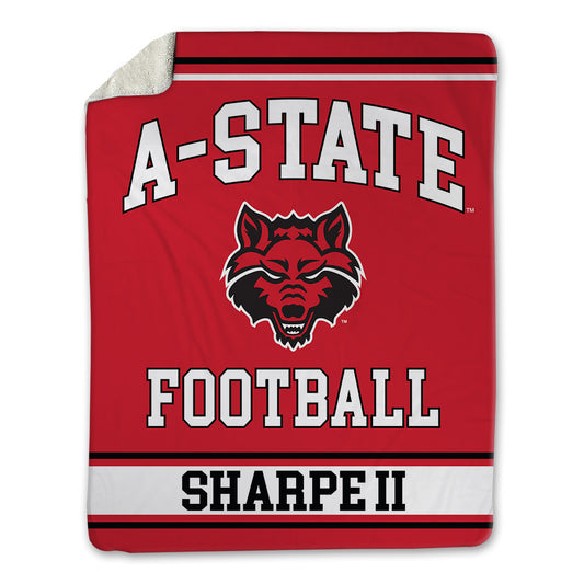 Arkansas State - NCAA Football : Mike Sharpe II - Blanket-0