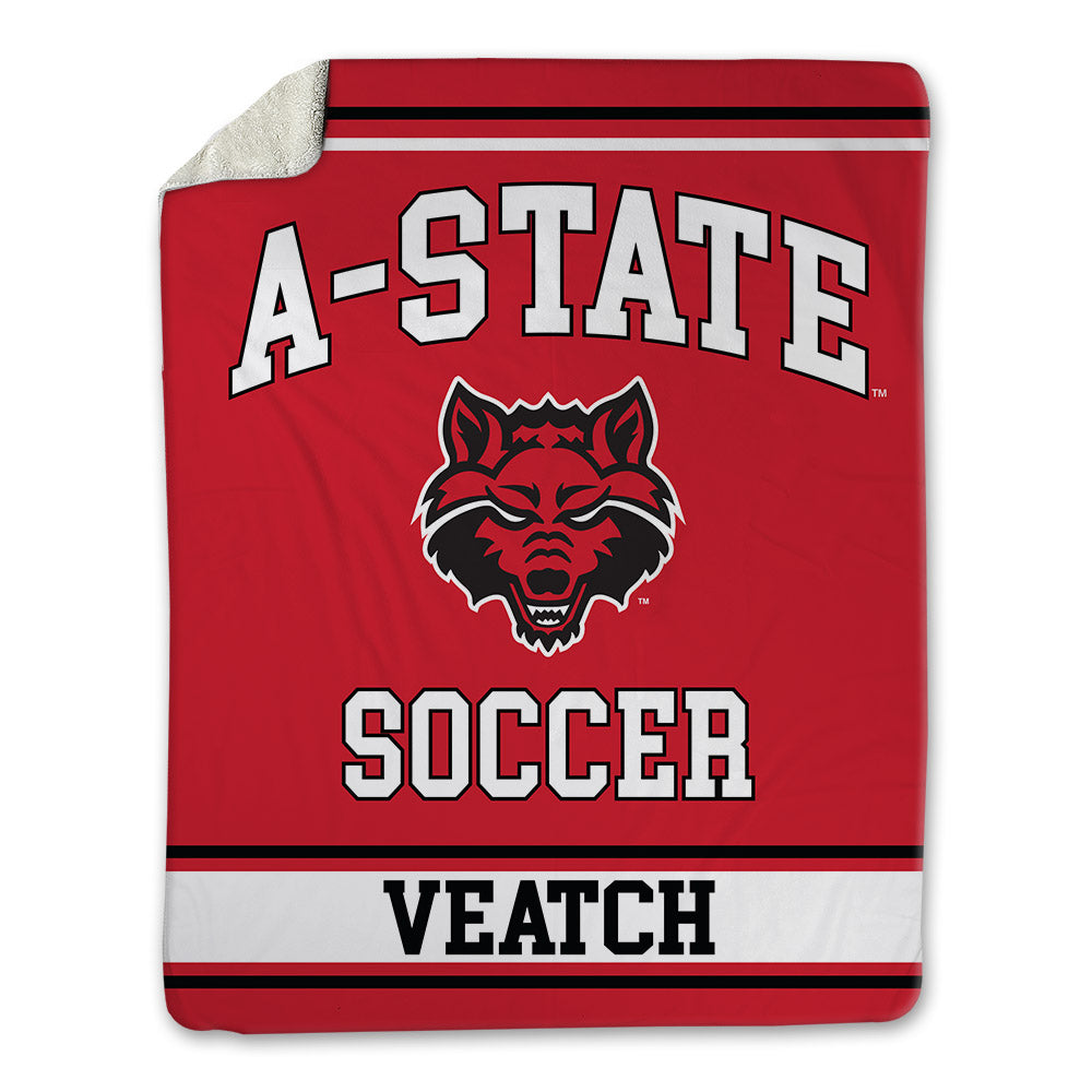 Arkansas State - NCAA Women's Soccer : Sydney Veatch - Blanket-0