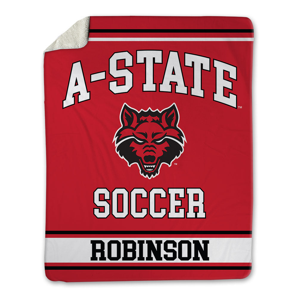 Arkansas State - NCAA Women's Soccer : McKenzie Robinson - Blanket-0