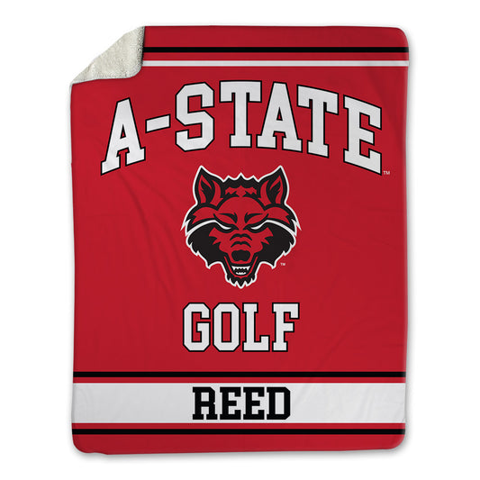 Arkansas State - NCAA Men's Golf : Milan Reed - Blanket-0