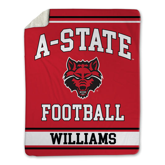 Arkansas State - NCAA Football : Shaun Williams - Blanket-0