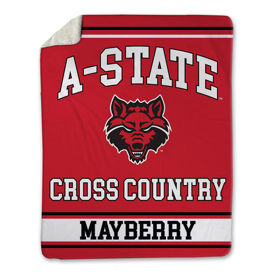 Arkansas State - NCAA Men's Cross Country : Dawson Mayberry - Blanket-0