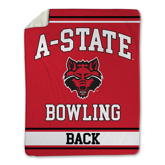 Arkansas State - NCAA Women's Bowling : Kaylee Back - Blanket-0