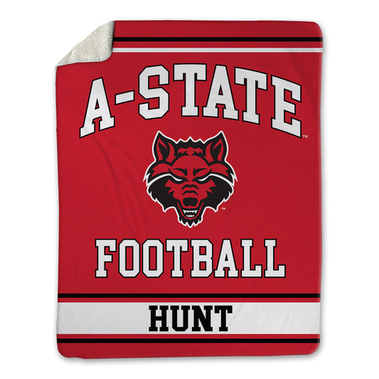 Arkansas State - NCAA Football : Trason Hunt - Blanket-0