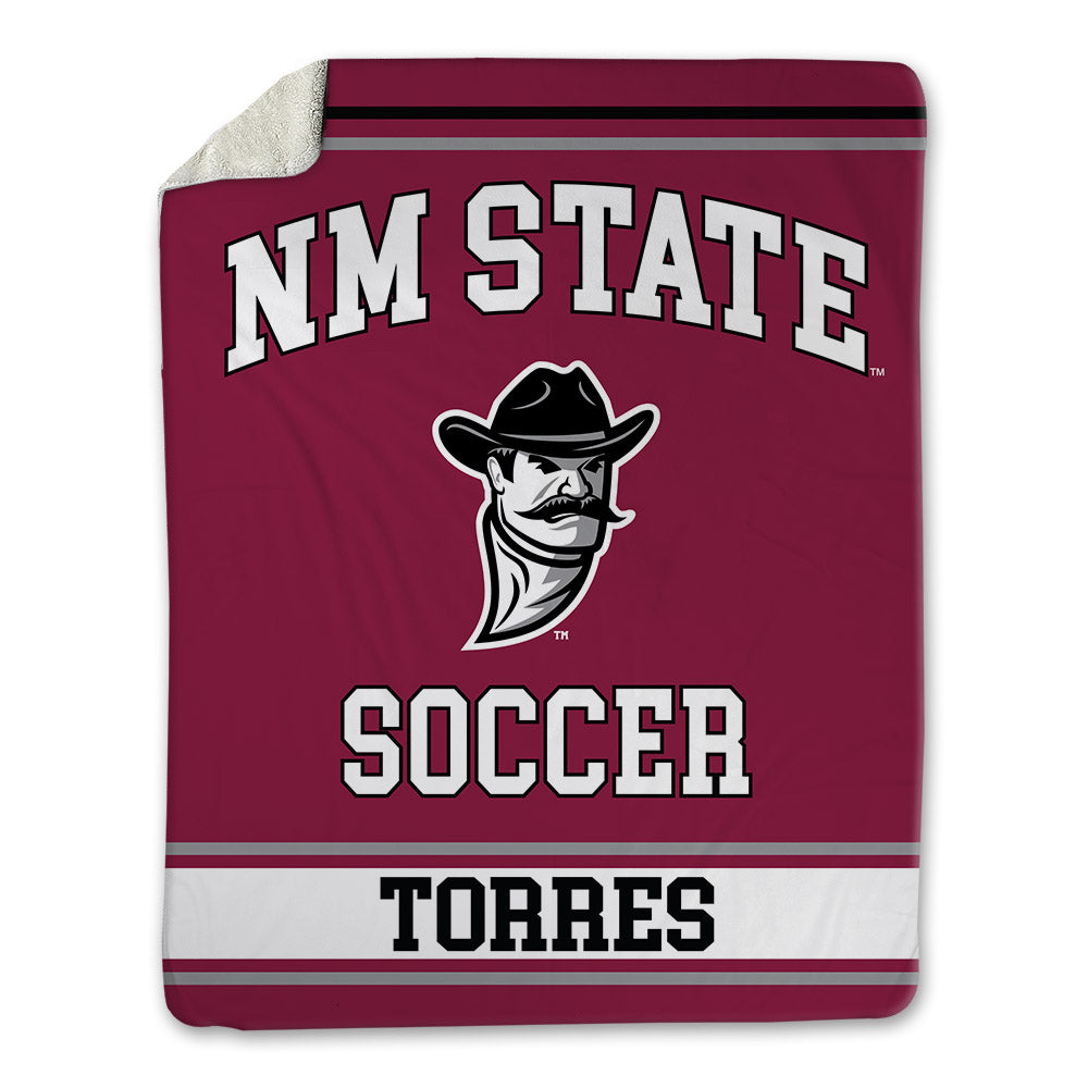 NMSU - NCAA Women's Soccer : Andrea Torres - Blanket-0