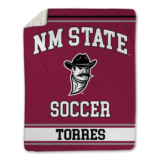 NMSU - NCAA Women's Soccer : Andrea Torres - Blanket-0