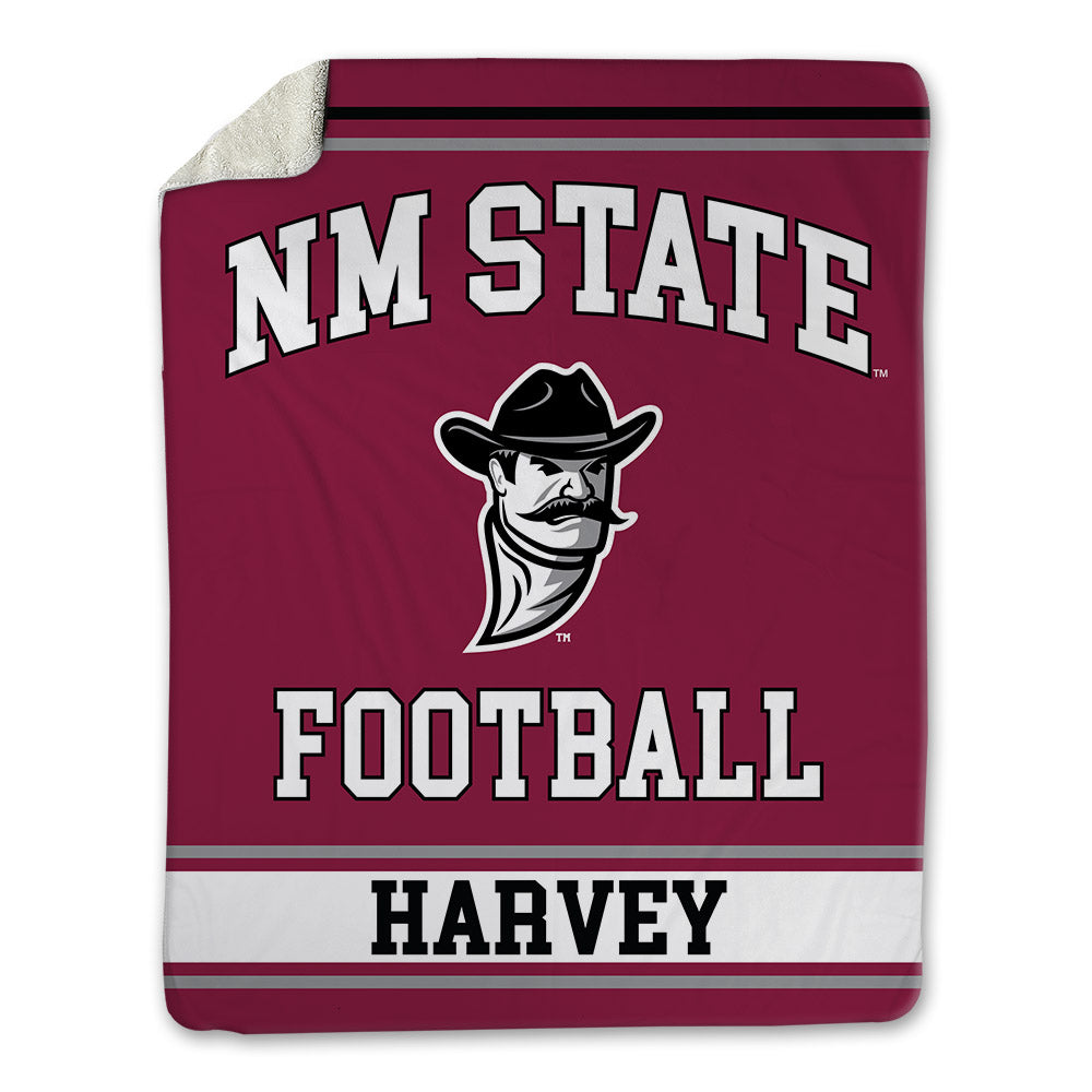 NMSU - NCAA Football : Elijah Harvey - Blanket-0