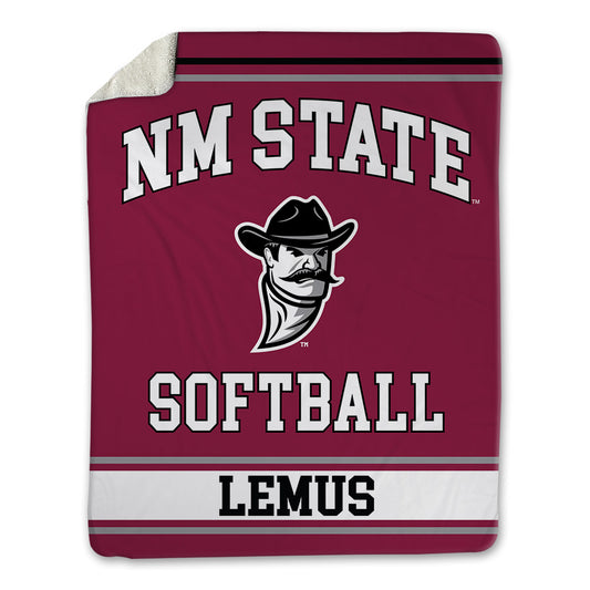 NMSU - NCAA Softball : Kalena Lemus - Blanket-0