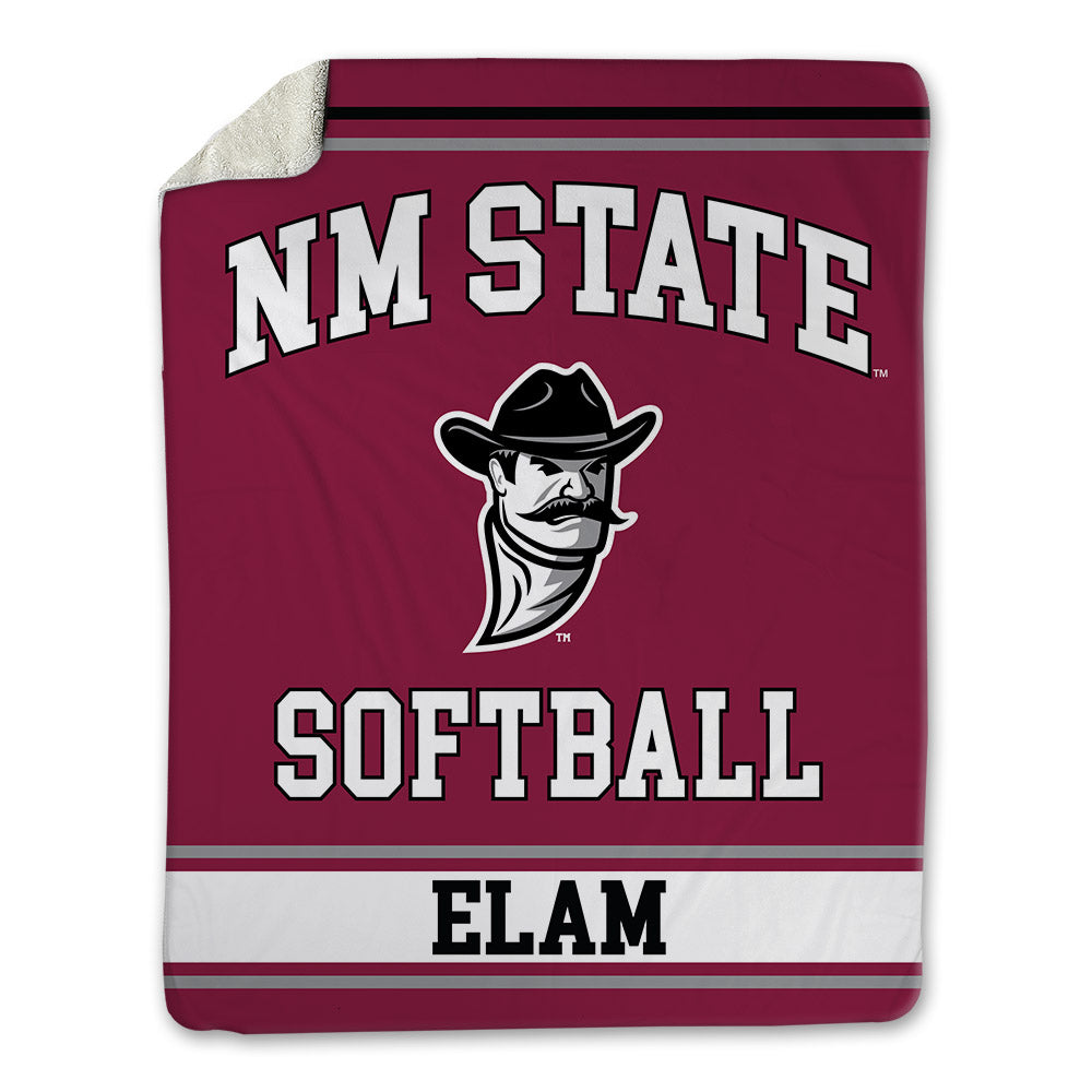 NMSU - NCAA Softball : Devin Elam - Blanket-0