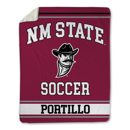 NMSU - NCAA Women's Soccer : Daniela Portillo - Blanket-0