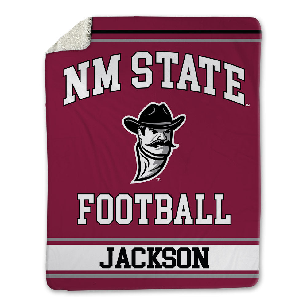 NMSU - NCAA Football : Shamarr Jackson - Blanket-0