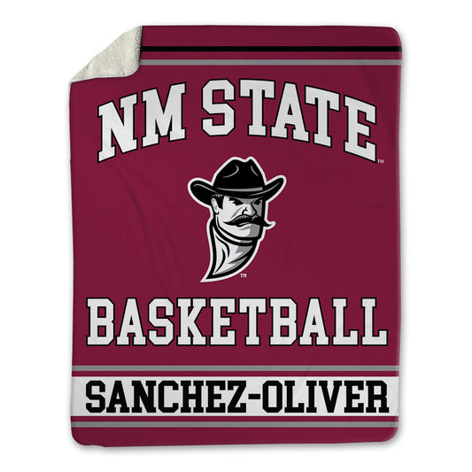 NMSU - NCAA Women's Basketball : Sianny Sanchez-Oliver - Blanket-0