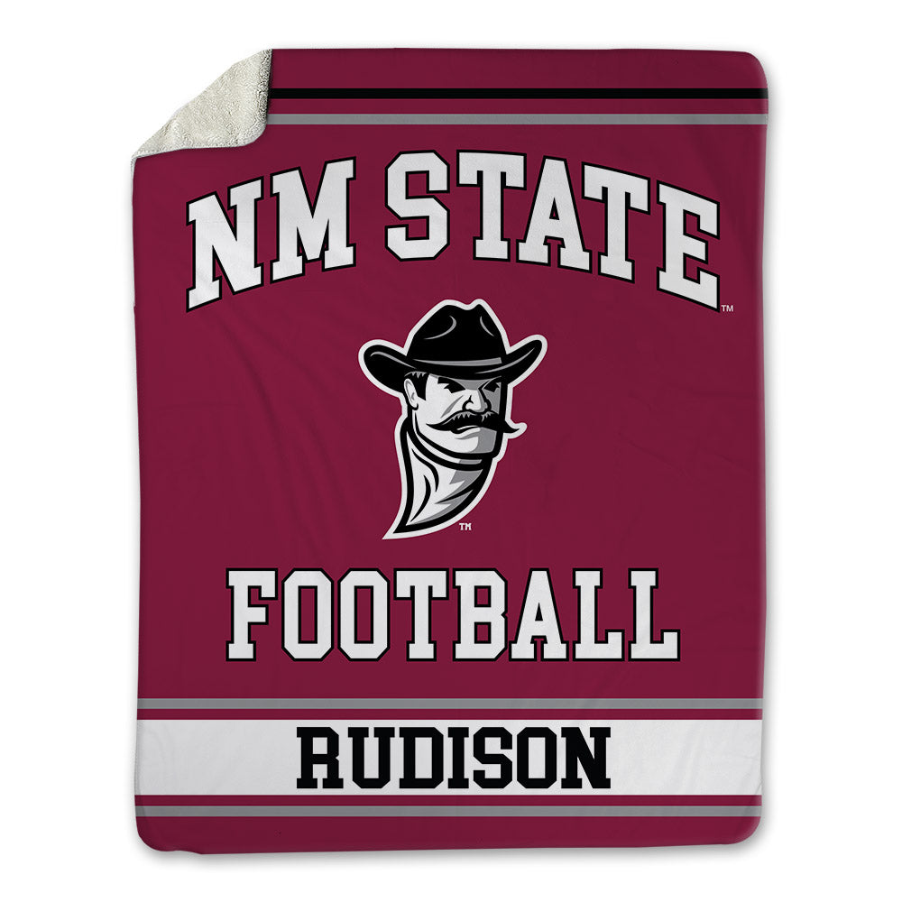 NMSU - NCAA Football : Isaiah Rudison - Blanket-0