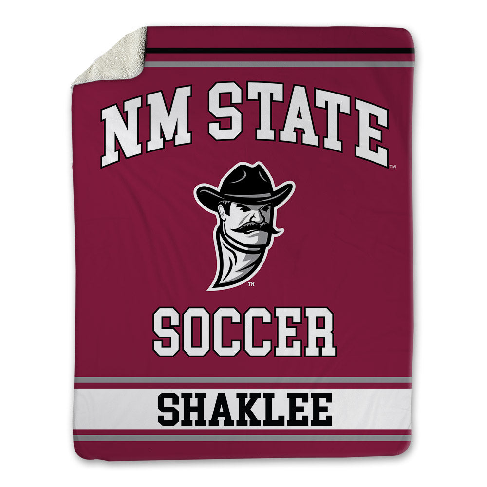 NMSU - NCAA Women's Soccer : Janae Shaklee - Blanket-0