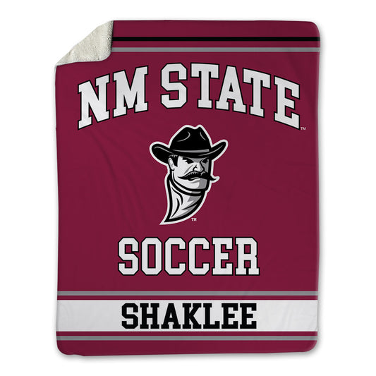 NMSU - NCAA Women's Soccer : Janae Shaklee - Blanket-0