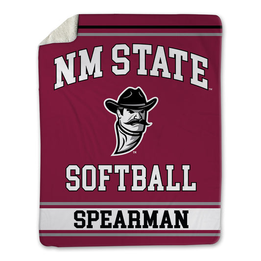 NMSU - NCAA Softball : Desirae Spearman - Blanket-0