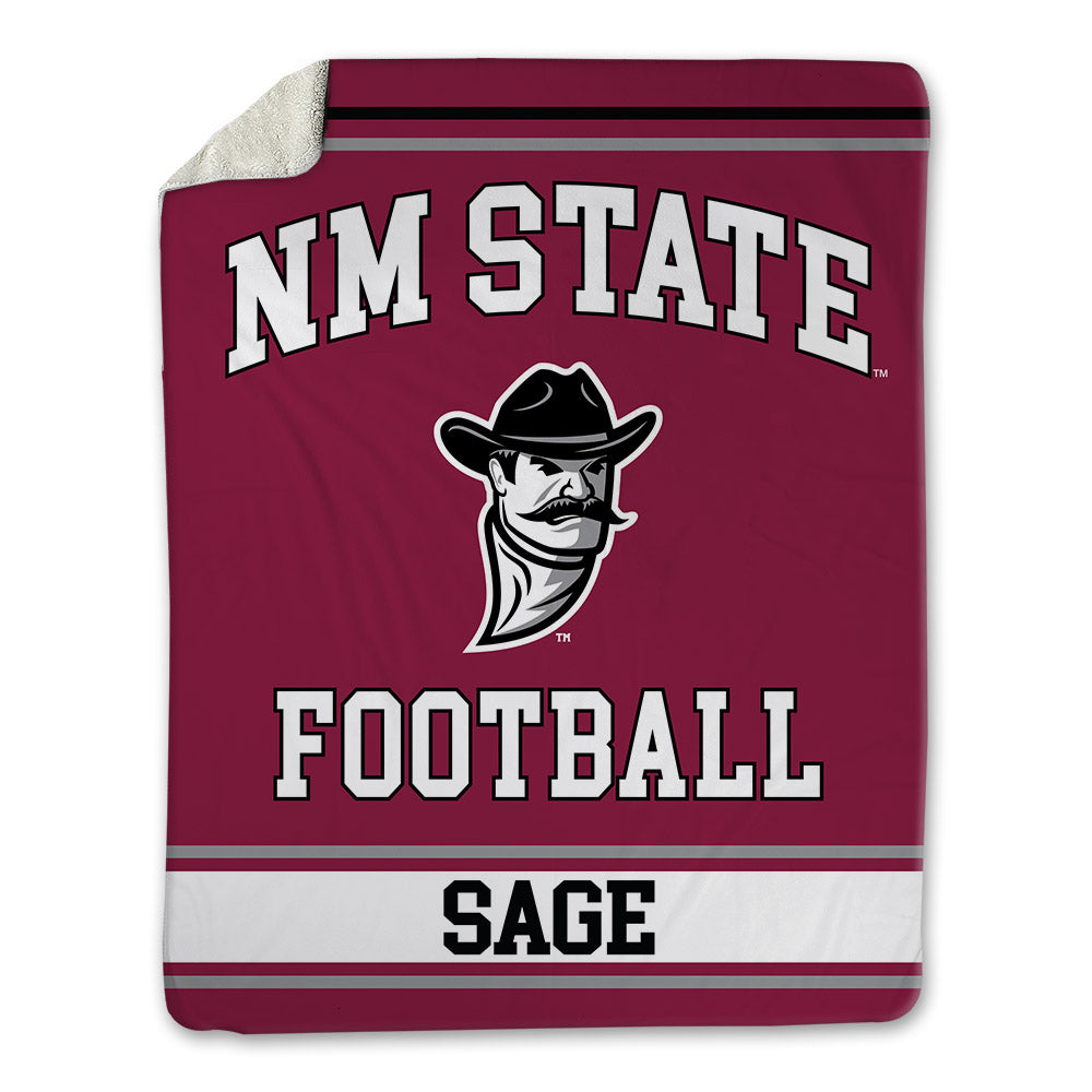 NMSU - NCAA Football : Braydyn Sage - Blanket-0