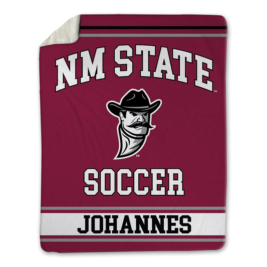 NMSU - NCAA Women's Soccer : Caetlyn Johannes - Blanket-0